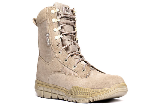 (gard)Military boots with zipper guard in suede - IRAN MADE